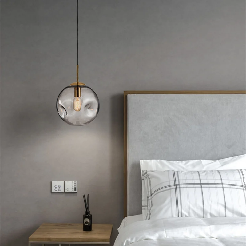 Nordic Glass Orb Chandelier
